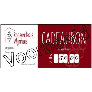 Cadeaubon € 50,00