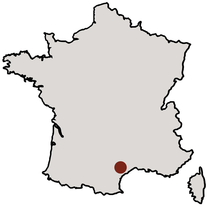 Pays d'Oc map
