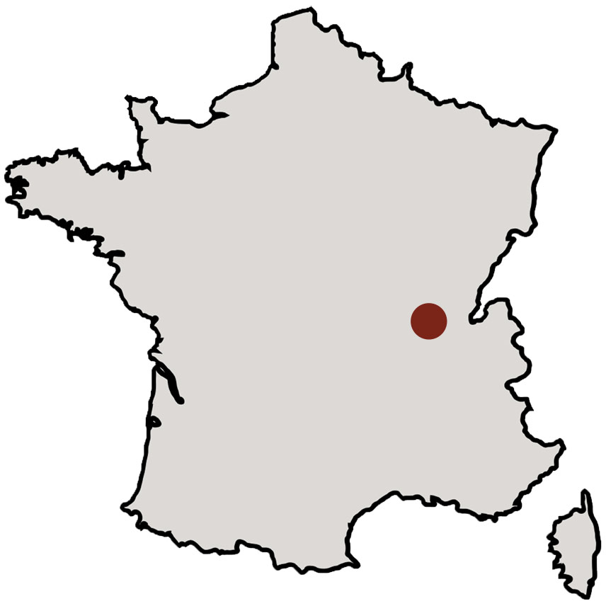 Beaujolais map